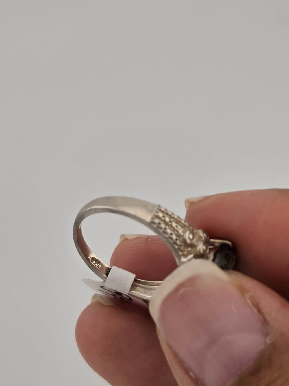 Brand New Sterling Silver 925 Multi Color gemstone Ring - Picture 6 of 6